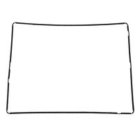 MagiDeal Black Touch Digitizer Middle Screen Frame Bezel Support Holder For iPad 2