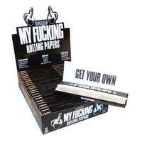 My F'ing Rolling Papers 1 1/4 50 Leave Unflavored Pack of 24