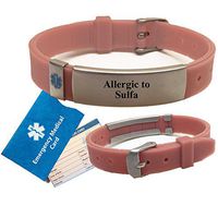 Allergic to SULFA Medical Alert ID Bracelet