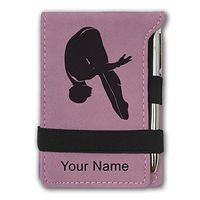 Mini Notepad, High Diver, Personalized Engraving Included (Pink)