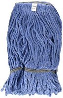 Winco Yarn Mop Head, 24-Ounce, 4 Ply Loop End, Blue