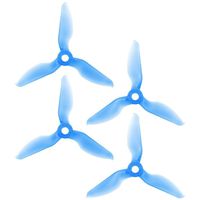 RaceKraft 3076 Clear Blue 3-Blade (Set of 4)