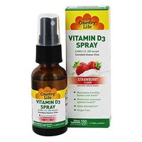 Country Life Vitamin D3 2,000 IU Strawberry Flavor 0.81 fl oz