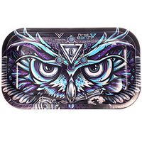 Earth Owl Medium Rolling Tray - 10.5" x 6.25