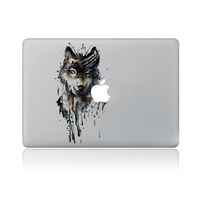 GTNINE MacBook Stickers Decals Laptop Decorative Skins Removable Vinyl Sticker for MacBook 13 inch Pro/Air/Retina (Dark Wolf)