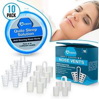 Wooppa Snoring Solution - Anti Snoring Solutions - Anti Snoring Devices - Snore Aids - Nose Vents - Snore Nasal Dilators - 10 Pack - Snore Stopper Set - Reduce Snoring - Stop Snoring