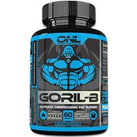 GORIL-B Thermogenic Fat Burner Pills (60 Capsules) Weight Loss Formula for Men and Women - Boost Metabolism, Increase Energy, Suppress Appetite - Diet Supplement Promotes Healthy Weight Loss