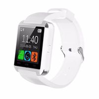 HOMEGO Cars-029, U8 Upgrade Model Water-Proof Bluetooth Wrist Smart Watch Phone Mate Hands-Free Call for Smartphone Outdoor Sports Pedometer Stopwatch - White