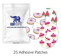 GrifGrips Extreme - Dexcom G4 and G5 Oval Cuts (Pack of 25) (Sugar Surprise)