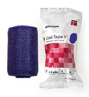 McKesson - Cast Tape - 3 Inch X 12 Foot - Fiberglass - Purple - 10pcs/Box