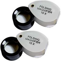 ToolUSA 10x Jeweler's Folding Eye Loupe: MG-10751-Z03 : (Pack of 2 Loupes)