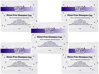 (Pack of 5) No Rinse Shampoo Caps - Redi+Wash Rinse-Free Shampoo Cap