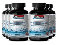 Bowel Care - Water Away Natural Diuretic Complex - Metabolism Booster - 6 Bottles 360 Capsules