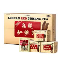 Korea “Insam” Instant Korean Red Panax Ginseng Tea, 100 Count x 2g Tea Bags