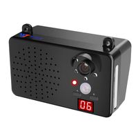 Outdoor Waterproof PIR Infrared Motion Sensor Detector Voice Reminder Device with HD Night Vision Camera Video Recording, for Road Driveway Factory Gate Safety Prompt