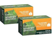Seventh Generation Tall Kitchen Bags, 13 gallon, 30 ct, 2 Pack