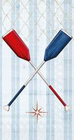 Celebrate the Home Nautical 3-Ply Paper Guest/Buffet Napkins, Paddle, 16-Count