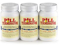 Pill Terminator - Safe Pill Disposal Container, Pack of 3