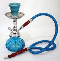 Blue Beatle 1 Hose Portable Hookah and Water vase Sale Cheap narghile Pipe for Shisha Smoking Chicha narguile nargila