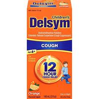 Delsym 12 Hour Cough Relief Liquid Orange - 5 oz, Pack of 2