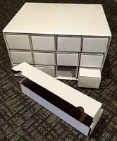 Card House Storage Box - with 12 800-Count Storage Boxes by BCW