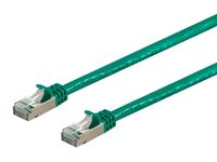 Monoprice Cat7 Ethernet Network Patch Cable - 25 feet - Green | 26AWG, Shielded, (S/FTP) - Entegrade Series