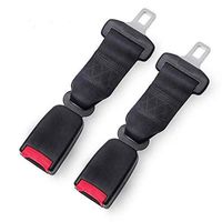 ZQSM 2piece 9" Seat Belt Lengthening Accessory (7/8" Inch Metal Tongue Width) - E13-Mark Safety Certified - Extend Belt, Buckle Up & Drive Safely Again