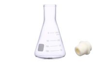 Erlenmeyer Flasks Glass Narrow Mouth Graduation 250ml