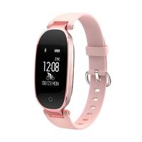 KingTo Smart Fitness Band with Heart Rate, Smart Bracelet for Women Waterproof Pedometer Fitness Activity Tracker Watch with Call Reminder Message Push for iOS & Android Smartphones