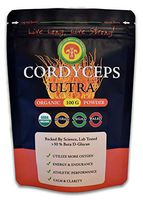 Organic CORDYCEPS (MILITARIS) Mushroom Powder Extract 100g: 100% USDA Fruiting Body. Small Batch, Produced Fresh. Potent, Feel The Difference! Power & Performance! Superfood, Adaptogen, Nootropic