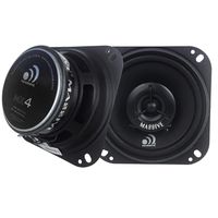 Massive Audio MX4 MX Series Coaxial Car Speakers. 60 Watts, 4 Ohm, Heavy Duty 4 Inch Shallow Mount Car Speakers. Enjoy Crystal Clear Sound with These Great Car Speakers Set (Sold in Pairs)