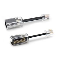 360 Degree Rotating Telephone Cord Detangler Landline Phones Anti-Tangle Swivel Extended Cord Rotatable Telephone Accessory Handset Cable Wire (2 Of Pack)