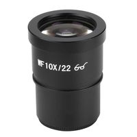 Akozon Microscope Eyepiece WF006G-b WF10X/22mm Microscope Wide Angle Eyepiece Ocular Eyepoint Lens Adjustable Wide Field 30.5mm