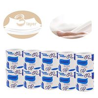 10 Rolls Silky Smooth Soft Professional Series Premium 3-Ply Toilet Paper - Home Kitchen Enviro friendly Recycled Toilet Tissue - Strong and Highly Absorbent Hand Towels for Daily Use (10 Roll)