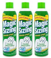 Magic Sizing Spray X-Crisp - Get That Extra Crisp and Extra Polished Look! - Wrinkle Iron Spray for Clothes-Fabric Refresher Spray (Pack of 3-20oz) - Mountain Lavender Scented Ironing Spray