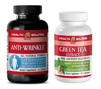Weight Loss and Energy Pills - Anti Wrinkle - Green Tea - resveratrol Collagen - (2 Bottles Combo)