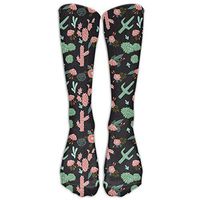 Love Cactus Socks, SHI FU Funny Novelty Dress Crew Cotton Funny Stockings, One Size