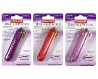 The Doctor's BrushPicks Interdental Toothpicks Dispenser 15-Picks per pack (3-Packs Total)