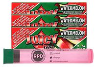 Juicy Jay's 1 1/4 Rolling Papers - Watermelon Flavored - 3 Packs with RPD Kewltube