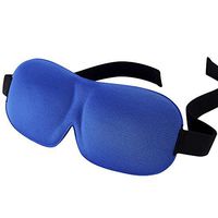 Hidden nosewing Sleep Mask, Soft and Lightweight Eye Mask, Adjustable 3D Contoured Eye Cover, Blindfold Eye Shield for sleeping, Travel, Shift Work, Naps, Night Blindfold Eyeshade on airplane, Office