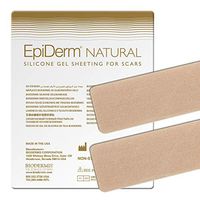Epi-Derm Long Strip - 1.4 x 11.5 in - (1 Pair) (Natural) Silicone Scar Sheets from Biodermis
