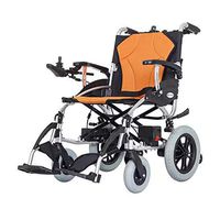 ZXOIHH Double Lithium Battery Removable Electric Wheelchair, Lightweight Folding Body, Suitable for The Elderly/Disabled