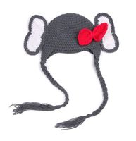 Newborn Baby Girl/Boy Crochet Knit Costume Photo Photography Prop Hats Outfits (Elephant)
