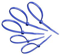 Tach-It 8" x 40 Lb Tensile Strength Blue Colored Cable Tie (Pack of 1000)