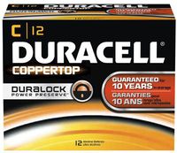 Duracell MN1400 CopperTop Alkaline-Manganese Dioxide Battery, C Size, 1.5V (Case of 72)
