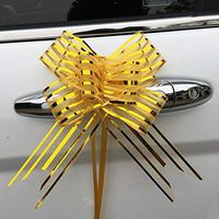 20pcs Creative Pull Bows Floristry Ribbon Wedding Party Gift Wrapping DIY Craft |Color - Gold|