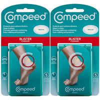 Compeed Advanced Blister Care Cushions 5 Count Medium Pads (2 Pack) (CTBMUSA)