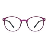 Cyxus Blue Light Blocking Glasses for Kids, Anti Eyestrain Protect Eyesight Computer Eyewear Metal Rectangular Frame (8068T16, Purple arms)