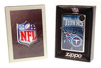 Zippo NFL Tennessee Titans Street Chrome Pocket Lighter