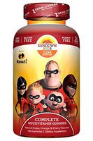 Sundown Kids Multivitamin Gummies, Incredibles 2 Shapes, 180 Count, Children's Gummy with Vitamin D, Vitamin C, Vitamin B6, Vitamin E, Chewable Vitamins for Kids in Fruit Flavors
